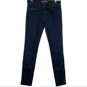 J Brand Jeans Women's Size 27 The Deal 9612 Ink Zipper Ankle Dark Denim